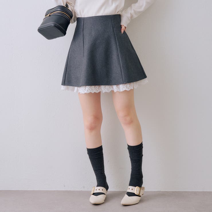 【セットアップ対応】裾レースミニスカート | RMAF　NICE CLAUP / OLIVE des OLIVE | 詳細画像22 