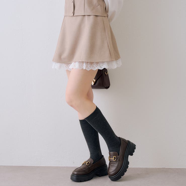 【セットアップ対応】裾レースミニスカート | RMAF　NICE CLAUP / OLIVE des OLIVE | 詳細画像5 