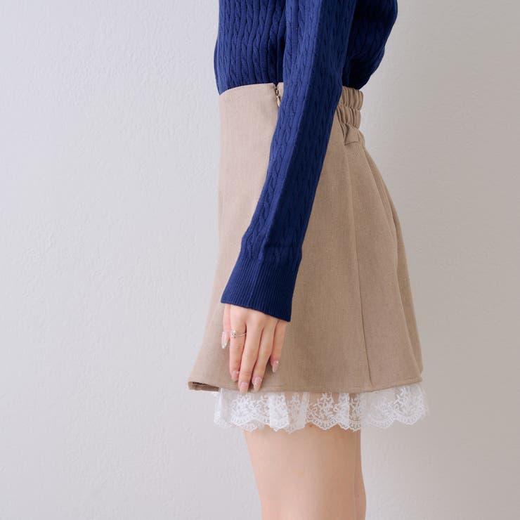 【セットアップ対応】裾レースミニスカート | RMAF　NICE CLAUP / OLIVE des OLIVE | 詳細画像33 