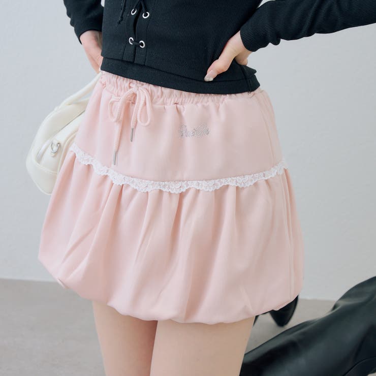 【セットアップ対応】レースバルーンミニスカート | RMAF　NICE CLAUP / OLIVE des OLIVE | 詳細画像13 