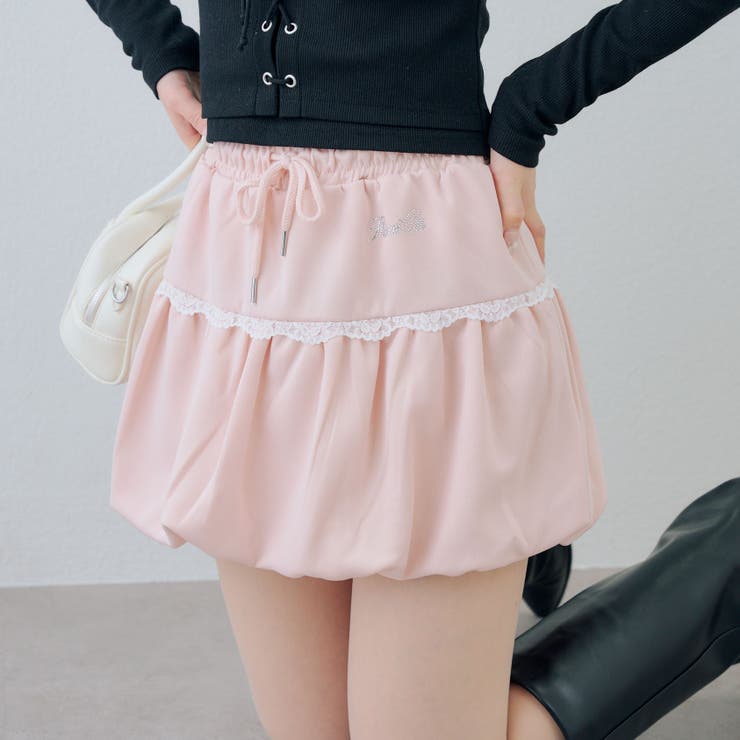 【セットアップ対応】レースバルーンミニスカート | RMAF　NICE CLAUP / OLIVE des OLIVE | 詳細画像14 