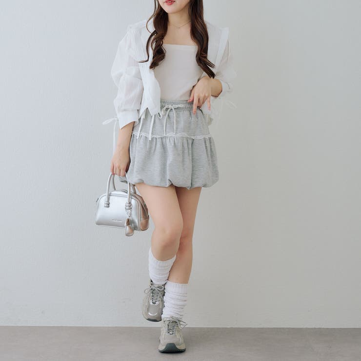 【セットアップ対応】レースバルーンミニスカート | RMAF　NICE CLAUP / OLIVE des OLIVE | 詳細画像30 