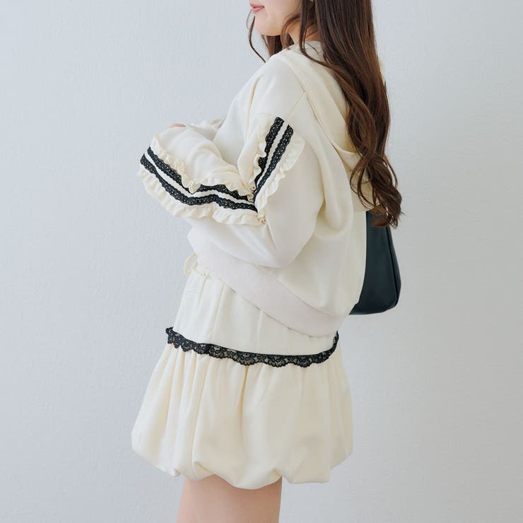 【セットアップ対応】レースバルーンミニスカート | RMAF　NICE CLAUP / OLIVE des OLIVE | 詳細画像40 