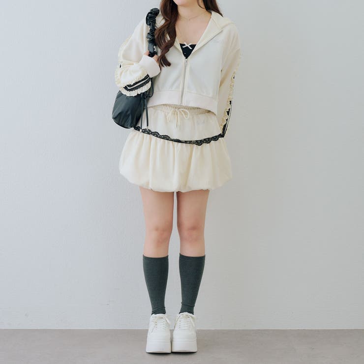 【セットアップ対応】レースバルーンミニスカート | RMAF　NICE CLAUP / OLIVE des OLIVE | 詳細画像41 