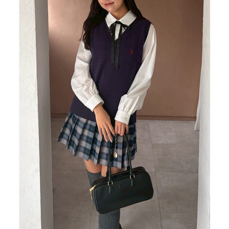 チャーム付プリーツミニスカート | NICE CLAUP / OLIVE des OLIVE　OUTLET | 詳細画像18 