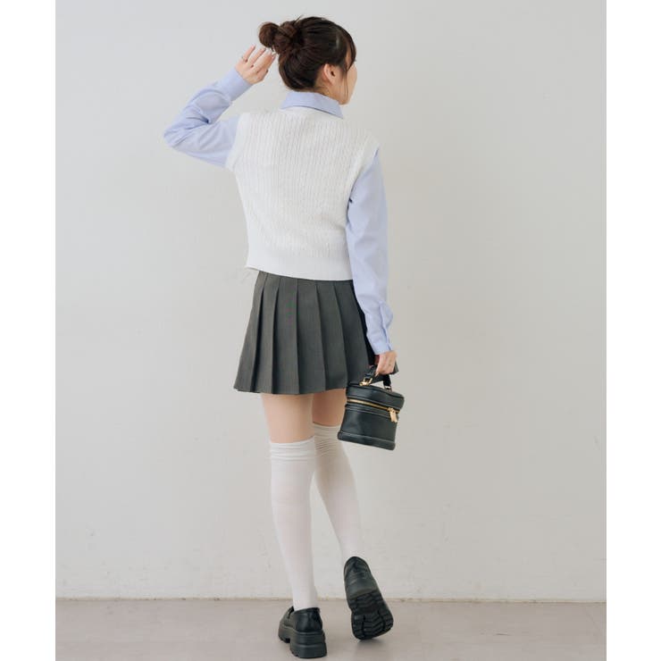 チャーム付プリーツミニスカート | NICE CLAUP / OLIVE des OLIVE　OUTLET | 詳細画像31 