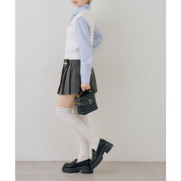 チャーム付プリーツミニスカート | NICE CLAUP / OLIVE des OLIVE　OUTLET | 詳細画像35 