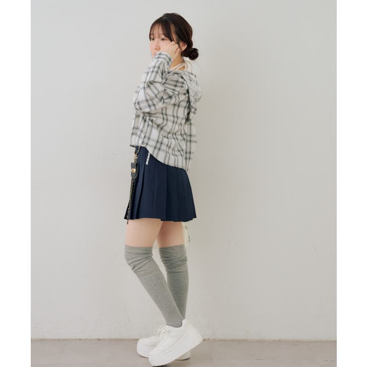 チャーム付プリーツミニスカート | NICE CLAUP / OLIVE des OLIVE　OUTLET | 詳細画像46 