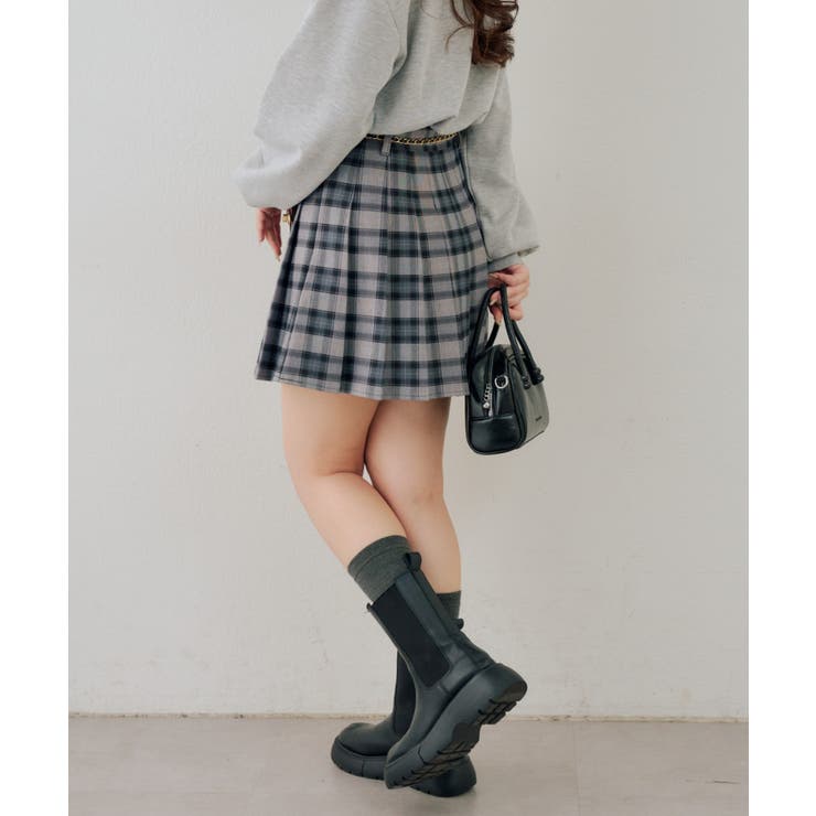 チャーム付プリーツミニスカート | NICE CLAUP / OLIVE des OLIVE　OUTLET | 詳細画像56 