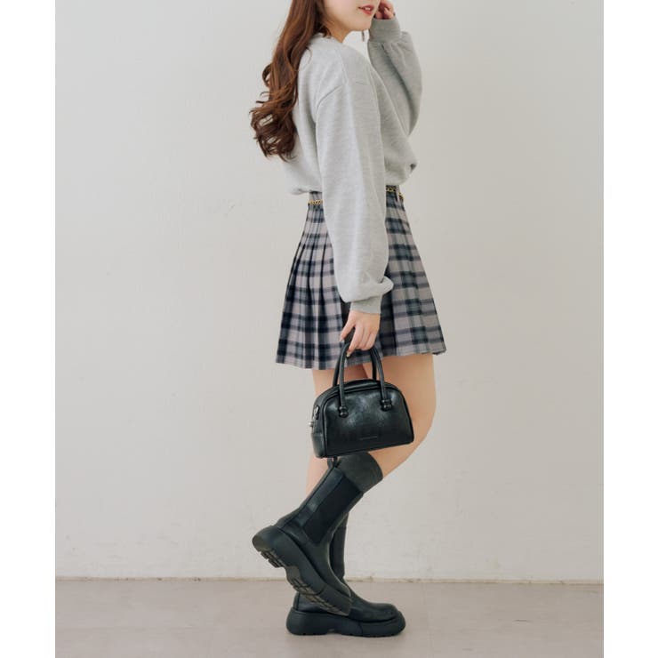 チャーム付プリーツミニスカート | NICE CLAUP / OLIVE des OLIVE　OUTLET | 詳細画像58 