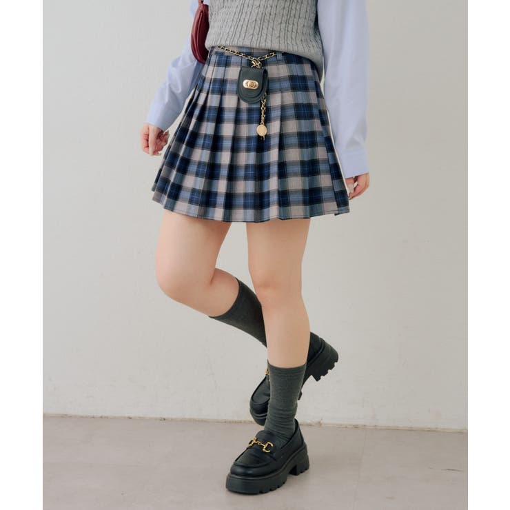 チャーム付プリーツミニスカート | NICE CLAUP / OLIVE des OLIVE　OUTLET | 詳細画像61 