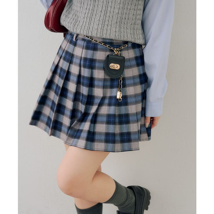 チャーム付プリーツミニスカート | NICE CLAUP / OLIVE des OLIVE　OUTLET | 詳細画像63 