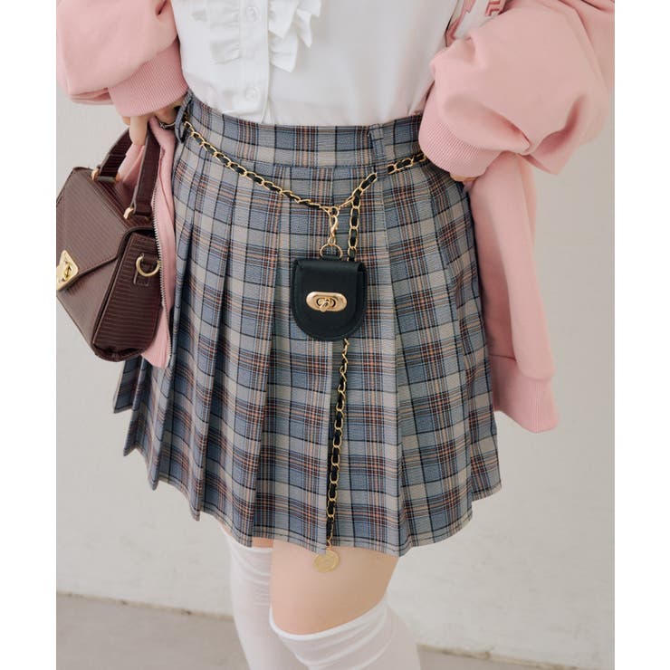 チャーム付プリーツミニスカート | NICE CLAUP / OLIVE des OLIVE　OUTLET | 詳細画像67 