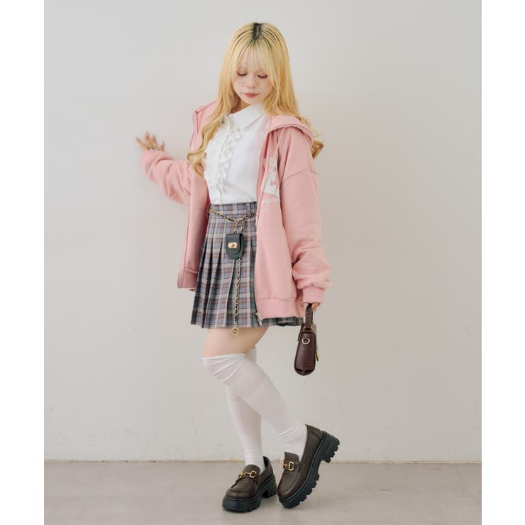 チャーム付プリーツミニスカート | NICE CLAUP / OLIVE des OLIVE　OUTLET | 詳細画像69 