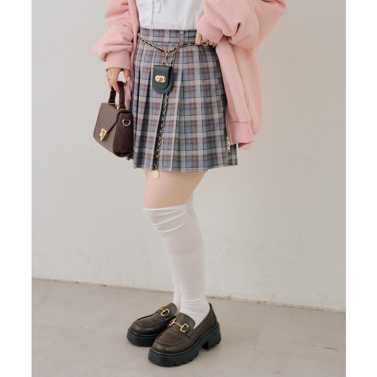 チャーム付プリーツミニスカート | NICE CLAUP / OLIVE des OLIVE　OUTLET | 詳細画像71 