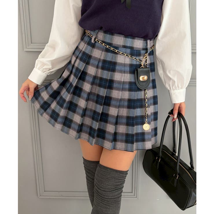 チャーム付プリーツミニスカート | NICE CLAUP / OLIVE des OLIVE　OUTLET | 詳細画像73 