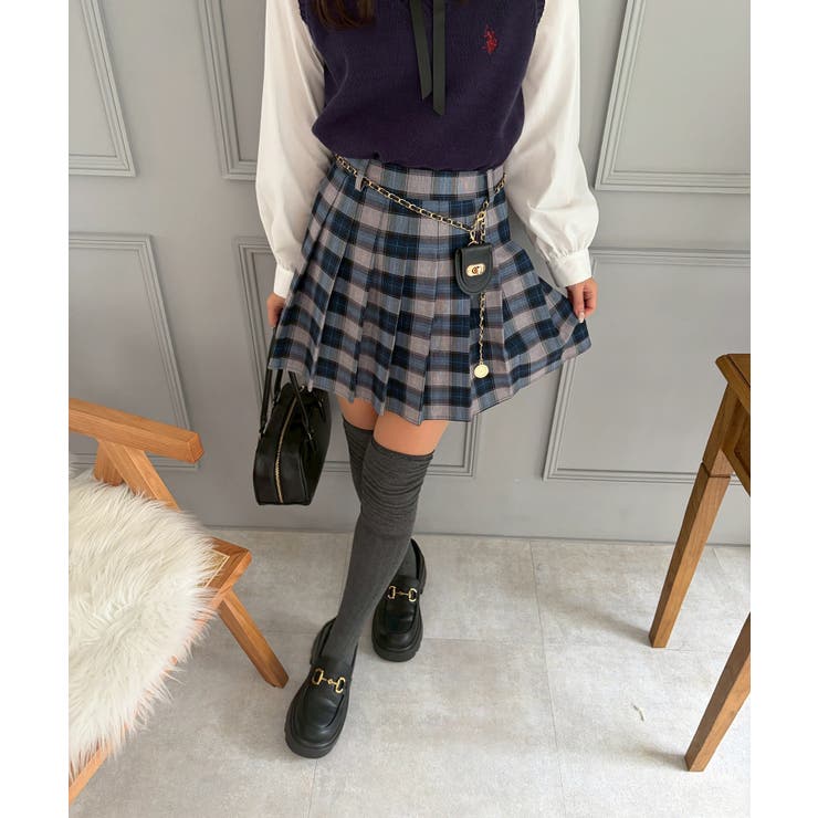 チャーム付プリーツミニスカート | NICE CLAUP / OLIVE des OLIVE　OUTLET | 詳細画像76 