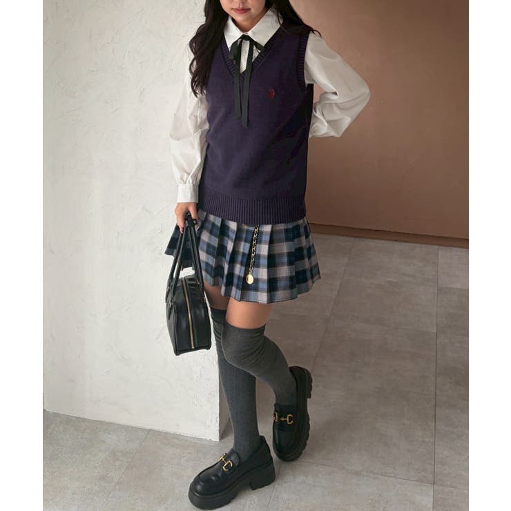 チャーム付プリーツミニスカート | NICE CLAUP / OLIVE des OLIVE　OUTLET | 詳細画像77 