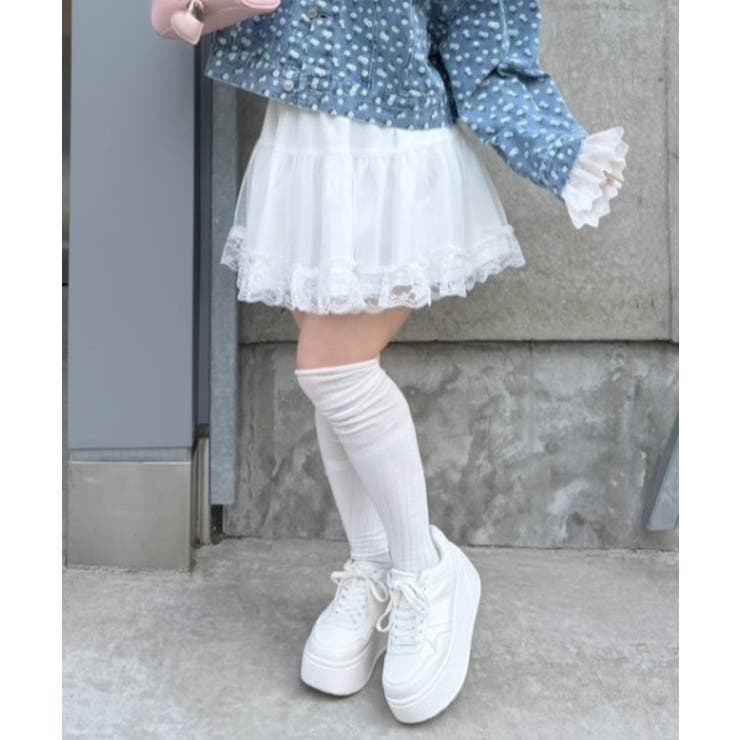 重ねチュールミニスカート | RMAF　NICE CLAUP / OLIVE des OLIVE | 詳細画像9 