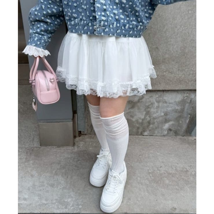 重ねチュールミニスカート | RMAF　NICE CLAUP / OLIVE des OLIVE | 詳細画像10 