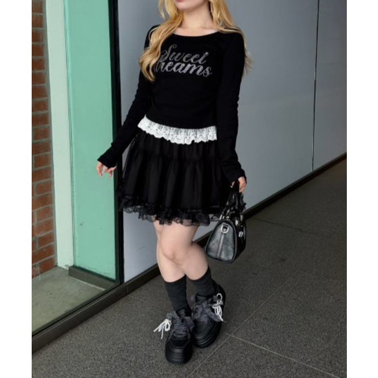 重ねチュールミニスカート | RMAF　NICE CLAUP / OLIVE des OLIVE | 詳細画像26 