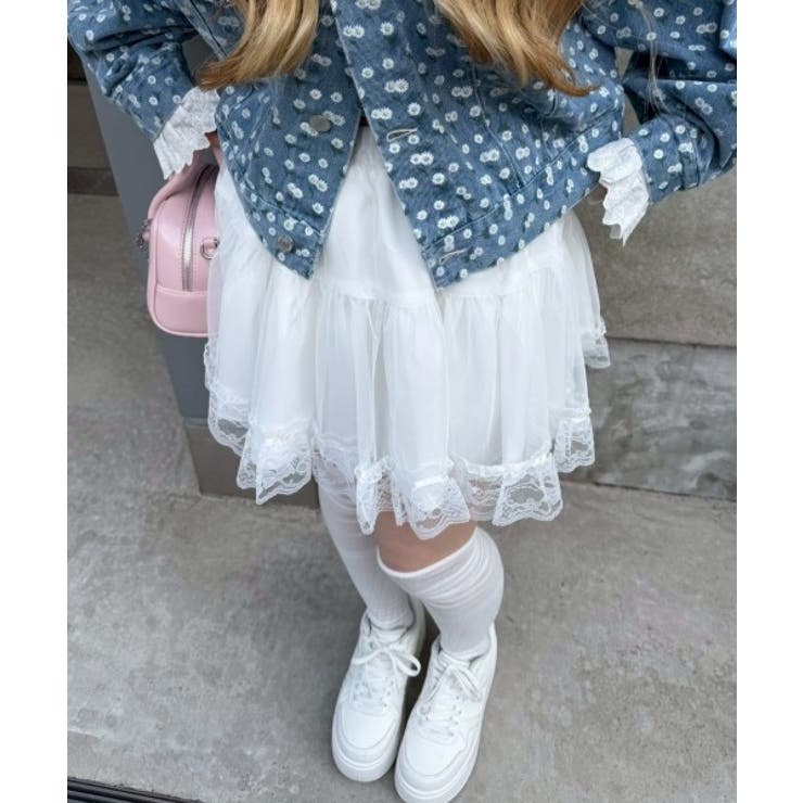 重ねチュールミニスカート | RMAF　NICE CLAUP / OLIVE des OLIVE | 詳細画像3 