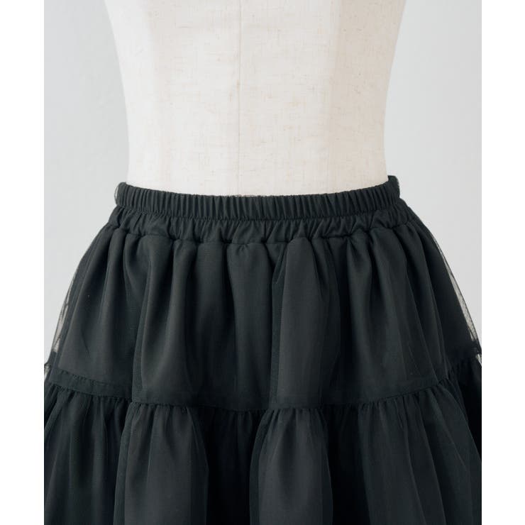 重ねチュールミニスカート | RMAF　NICE CLAUP / OLIVE des OLIVE | 詳細画像30 