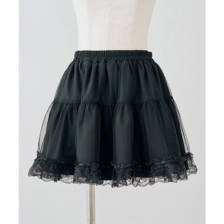 重ねチュールミニスカート | RMAF　NICE CLAUP / OLIVE des OLIVE | 詳細画像32 