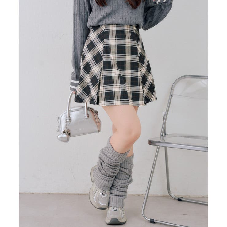 チェックプリーツミニスカート | NICE CLAUP / OLIVE des OLIVE　OUTLET | 詳細画像9 