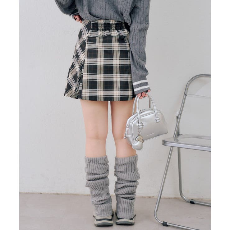 チェックプリーツミニスカート | NICE CLAUP / OLIVE des OLIVE　OUTLET | 詳細画像12 