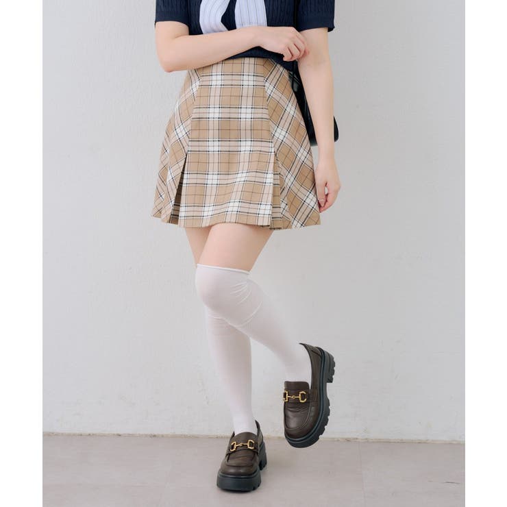 チェックプリーツミニスカート | NICE CLAUP / OLIVE des OLIVE　OUTLET | 詳細画像14 