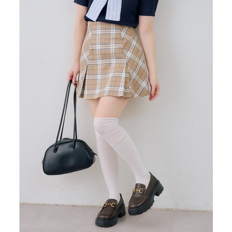 チェックプリーツミニスカート | NICE CLAUP / OLIVE des OLIVE　OUTLET | 詳細画像18 