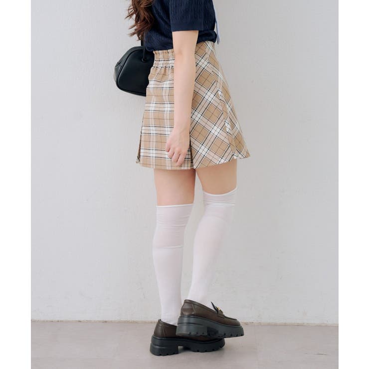 チェックプリーツミニスカート | NICE CLAUP / OLIVE des OLIVE　OUTLET | 詳細画像19 