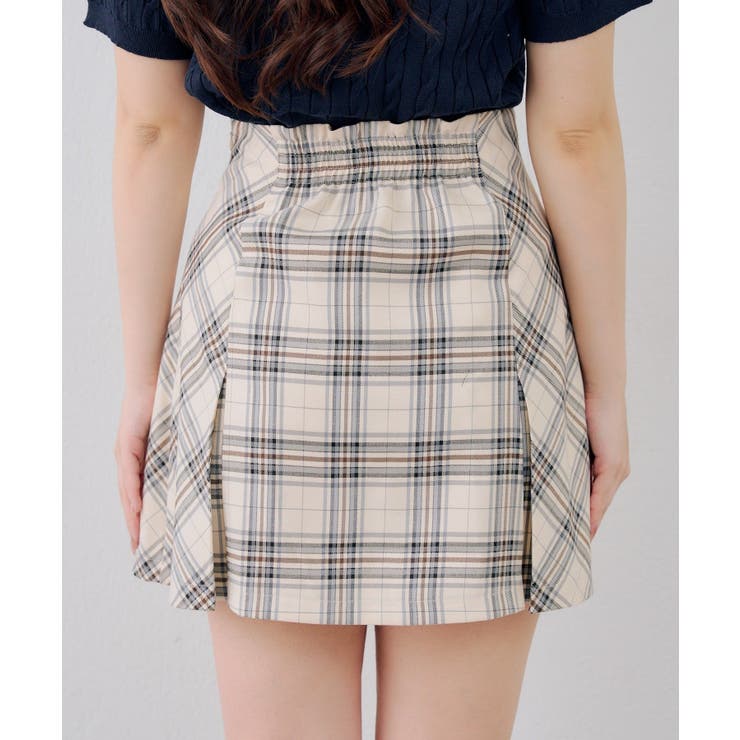 チェックプリーツミニスカート | NICE CLAUP / OLIVE des OLIVE　OUTLET | 詳細画像23 