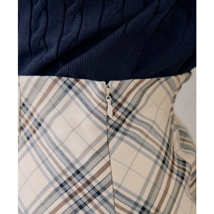 チェックプリーツミニスカート | NICE CLAUP / OLIVE des OLIVE　OUTLET | 詳細画像25 