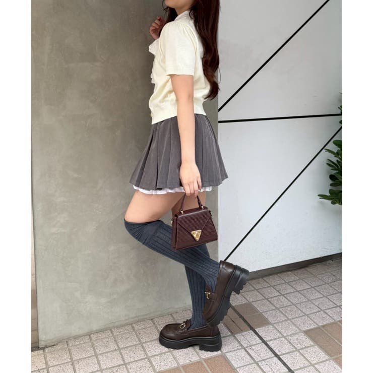 ダブルウエストプリーツミニスカート | RMAF　NICE CLAUP / OLIVE des OLIVE | 詳細画像10 