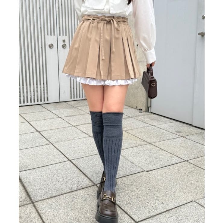 ダブルウエストプリーツミニスカート | RMAF　NICE CLAUP / OLIVE des OLIVE | 詳細画像12 