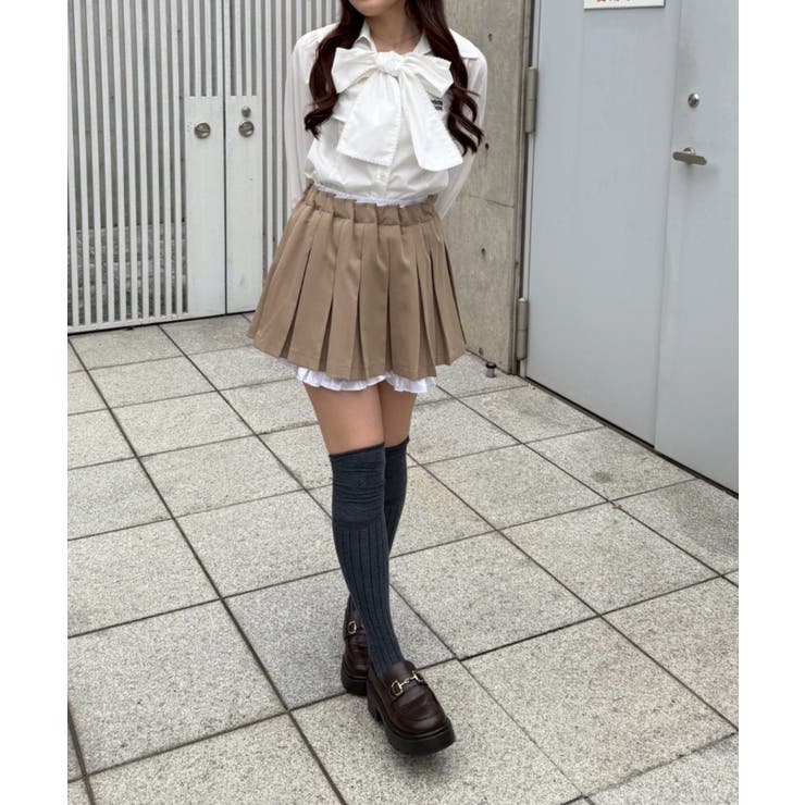 ダブルウエストプリーツミニスカート | RMAF　NICE CLAUP / OLIVE des OLIVE | 詳細画像16 