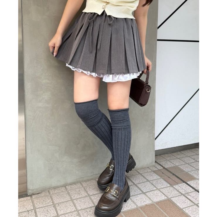 ダブルウエストプリーツミニスカート | RMAF　NICE CLAUP / OLIVE des OLIVE | 詳細画像5 