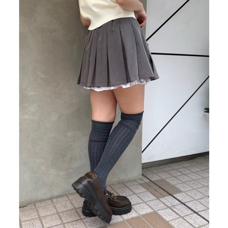 ダブルウエストプリーツミニスカート | RMAF　NICE CLAUP / OLIVE des OLIVE | 詳細画像6 