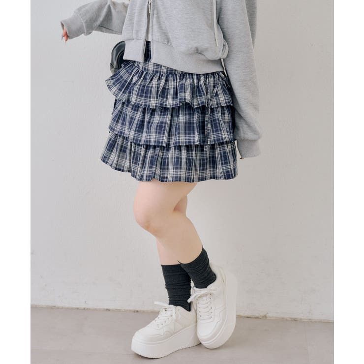 【セットアップ対応】サイドリボンティアードミニスカート | RMAF　NICE CLAUP / OLIVE des OLIVE | 詳細画像11 