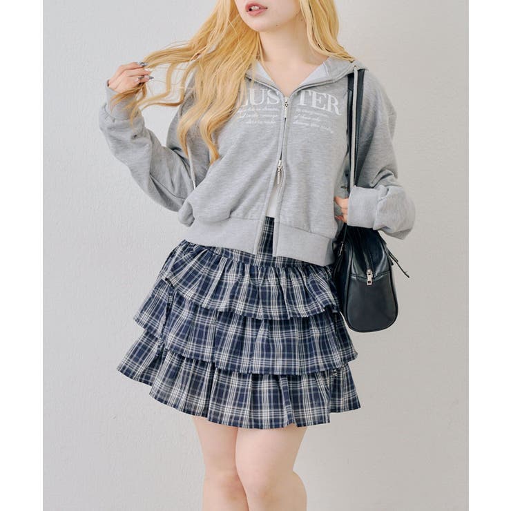 【セットアップ対応】サイドリボンティアードミニスカート | RMAF　NICE CLAUP / OLIVE des OLIVE | 詳細画像12 