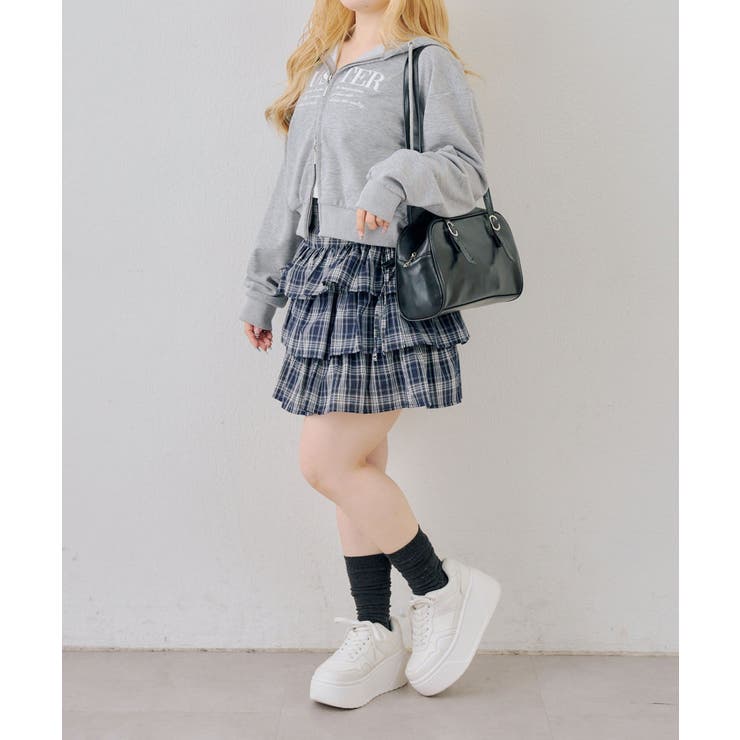 【セットアップ対応】サイドリボンティアードミニスカート | RMAF　NICE CLAUP / OLIVE des OLIVE | 詳細画像14 