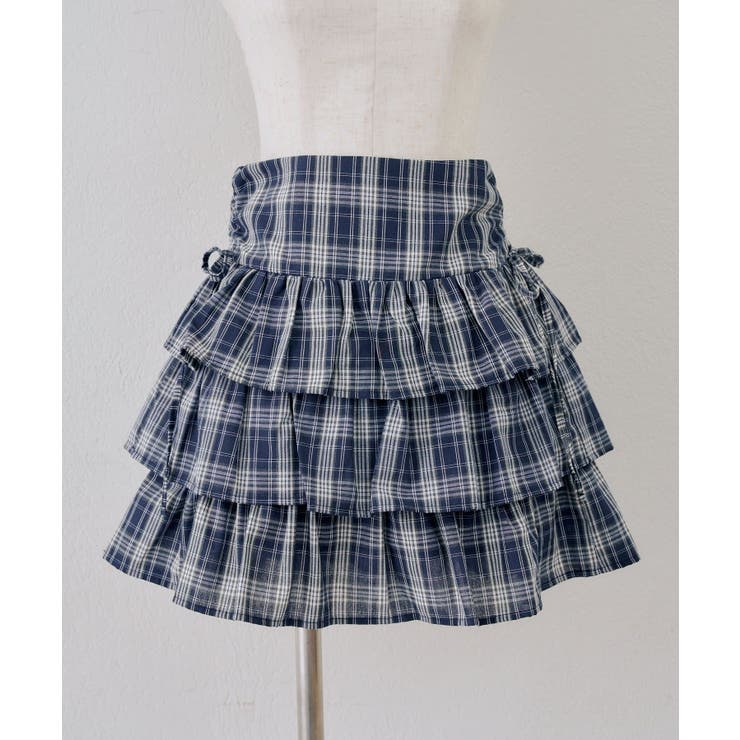 【セットアップ対応】サイドリボンティアードミニスカート | RMAF　NICE CLAUP / OLIVE des OLIVE | 詳細画像16 