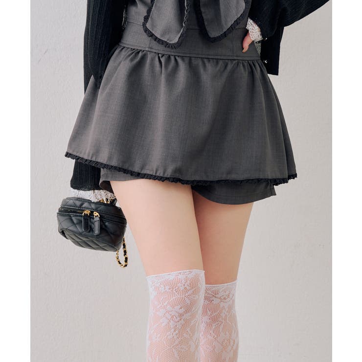 【セットアップ対応】レース付フリフリスカパン | RMAF　NICE CLAUP / OLIVE des OLIVE | 詳細画像1 