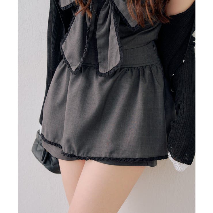 【セットアップ対応】レース付フリフリスカパン | RMAF　NICE CLAUP / OLIVE des OLIVE | 詳細画像7 