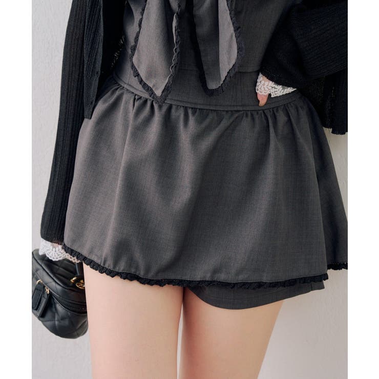 【セットアップ対応】レース付フリフリスカパン | RMAF　NICE CLAUP / OLIVE des OLIVE | 詳細画像8 