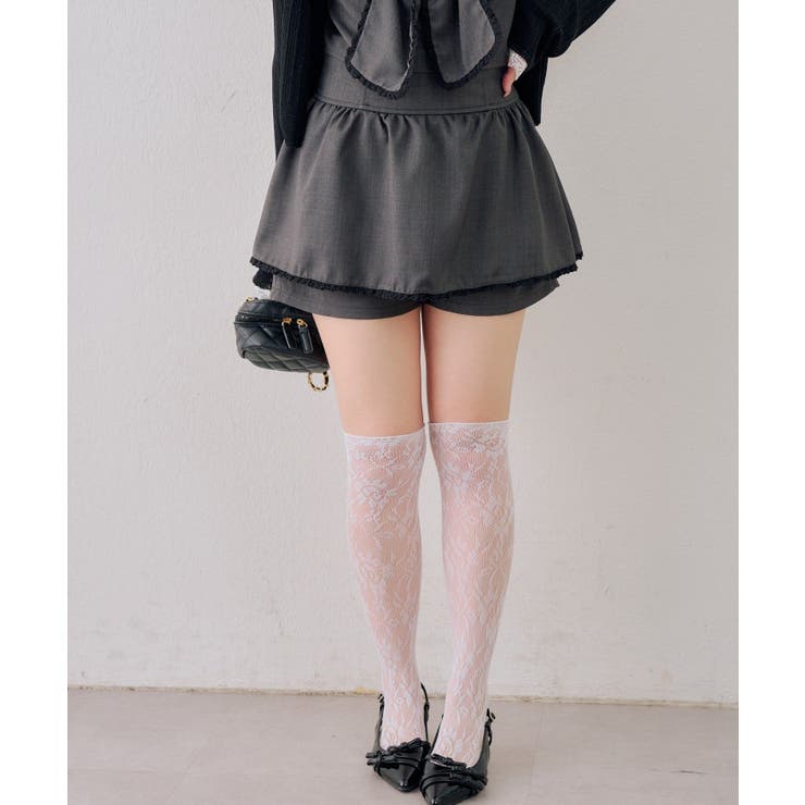 【セットアップ対応】レース付フリフリスカパン | RMAF　NICE CLAUP / OLIVE des OLIVE | 詳細画像3 