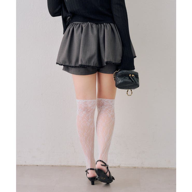 【セットアップ対応】レース付フリフリスカパン | RMAF　NICE CLAUP / OLIVE des OLIVE | 詳細画像5 