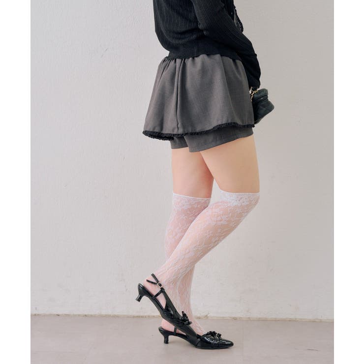 【セットアップ対応】レース付フリフリスカパン | RMAF　NICE CLAUP / OLIVE des OLIVE | 詳細画像6 